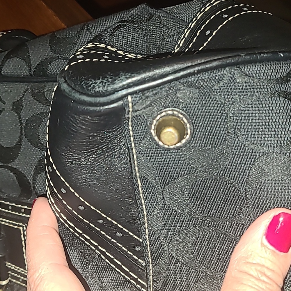 SOLD**Coach Hampton Vintage Carryall Shoulde Satchel EUC - Picture 14 of 15